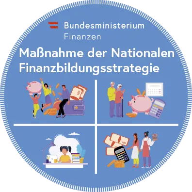 Siegel: Maßnahme der Nationalen Finanzbildungsstrategie, Bundesministerium Finanzen