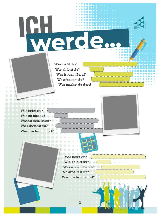 Arbeitsblatt „Ich werde …“ aus dem Junior Mini Company Planer